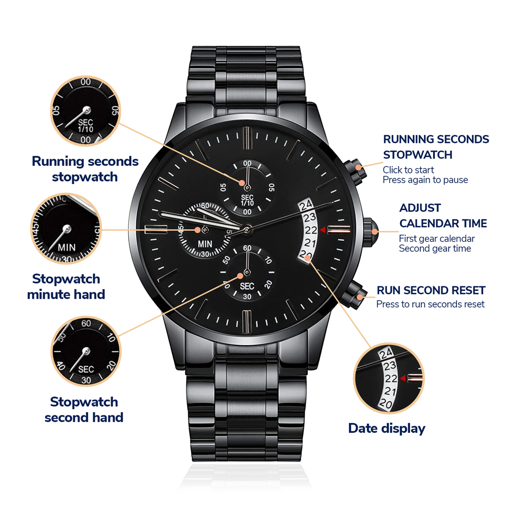 Groomsman, You've Always Had My Back, Men's Watch.