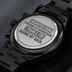 Groomsman, Promoted From Wingman to Groomsman, Men's Watch.