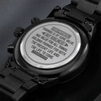 Men's Watch, Godliness Has Value for All Things, 1 Timothy 4:8.