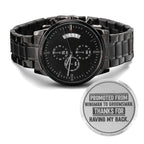 Groomsman, Promoted From Wingman to Groomsman, Men's Watch.