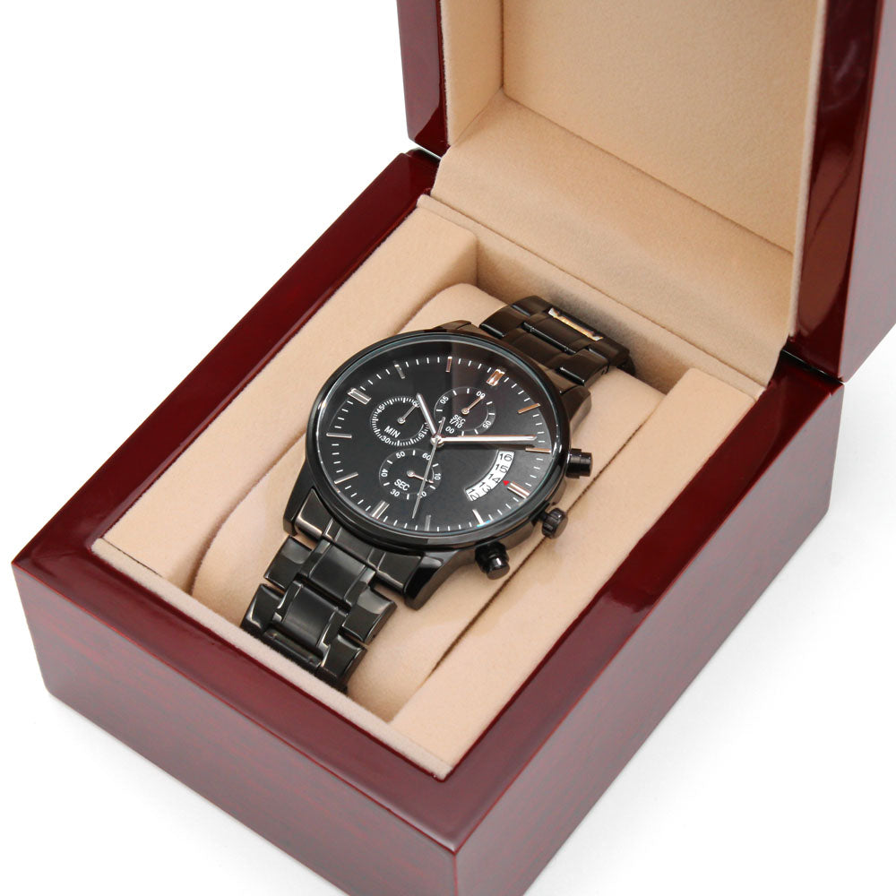 Men's Watch, Godliness Has Value for All Things, 1 Timothy 4:8.