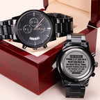 Men's Watch, Godliness Has Value for All Things, 1 Timothy 4:8.