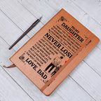 TO MY DAUGHTER PROMISE LEATHER JOURNAL.