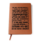 YOU ARE FIGHTER JOURNAL.