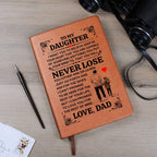 TO MY DAUGHTER PROMISE LEATHER JOURNAL.