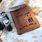 TO MY DAUGHTER PROMISE LEATHER JOURNAL.