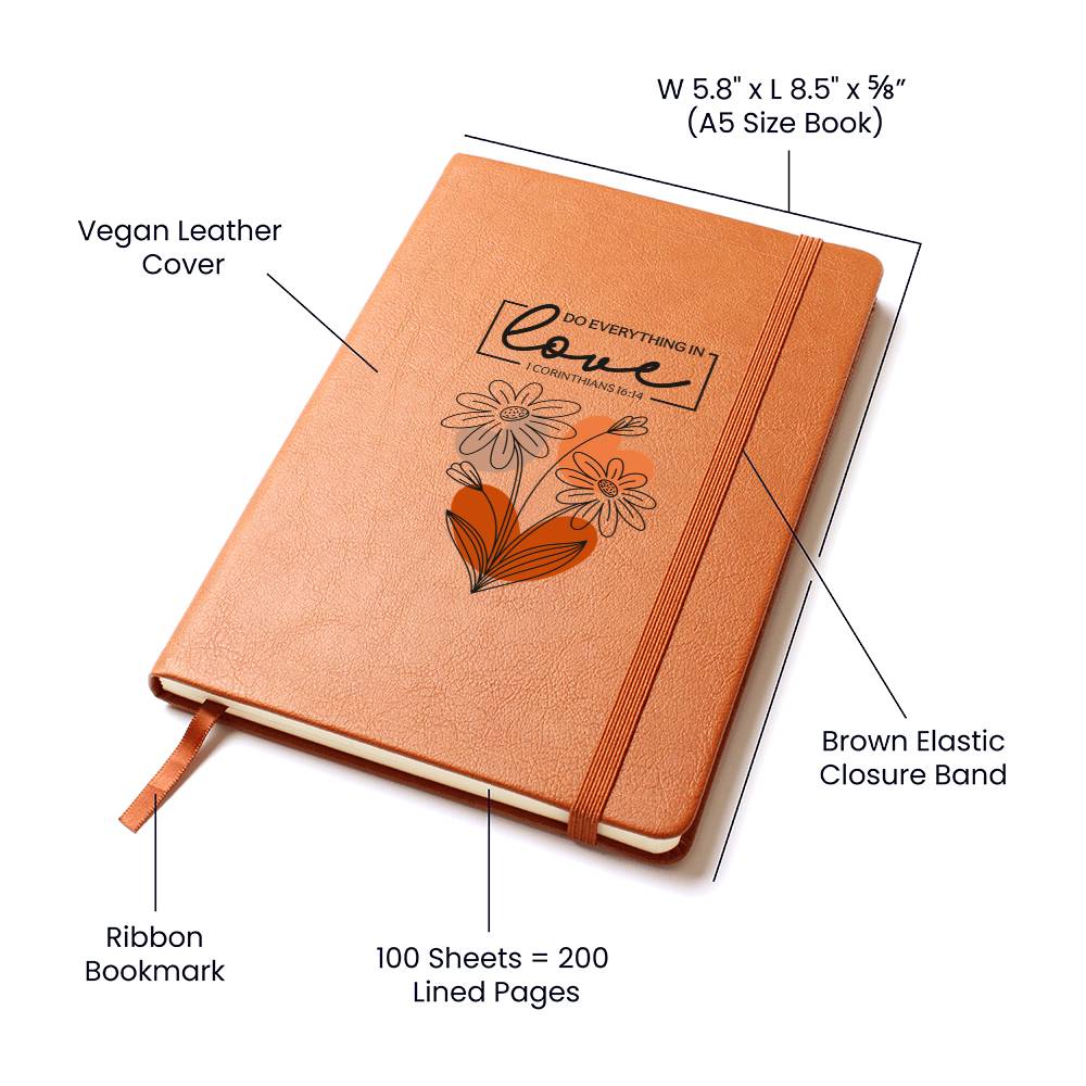 Floral Scripture Love Journal.