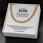 To my Son, You will never lose; you either win or learn.