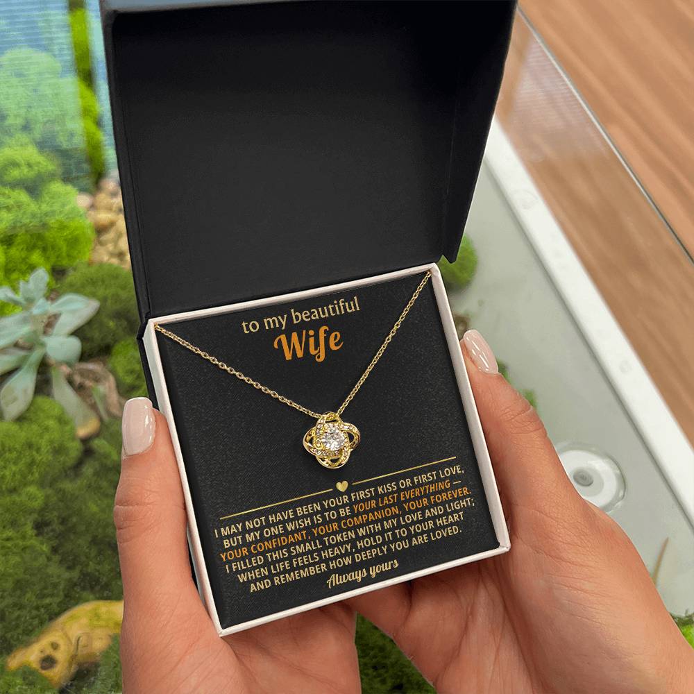 To my beautiful Wife,  I filled this small token with my love and light.