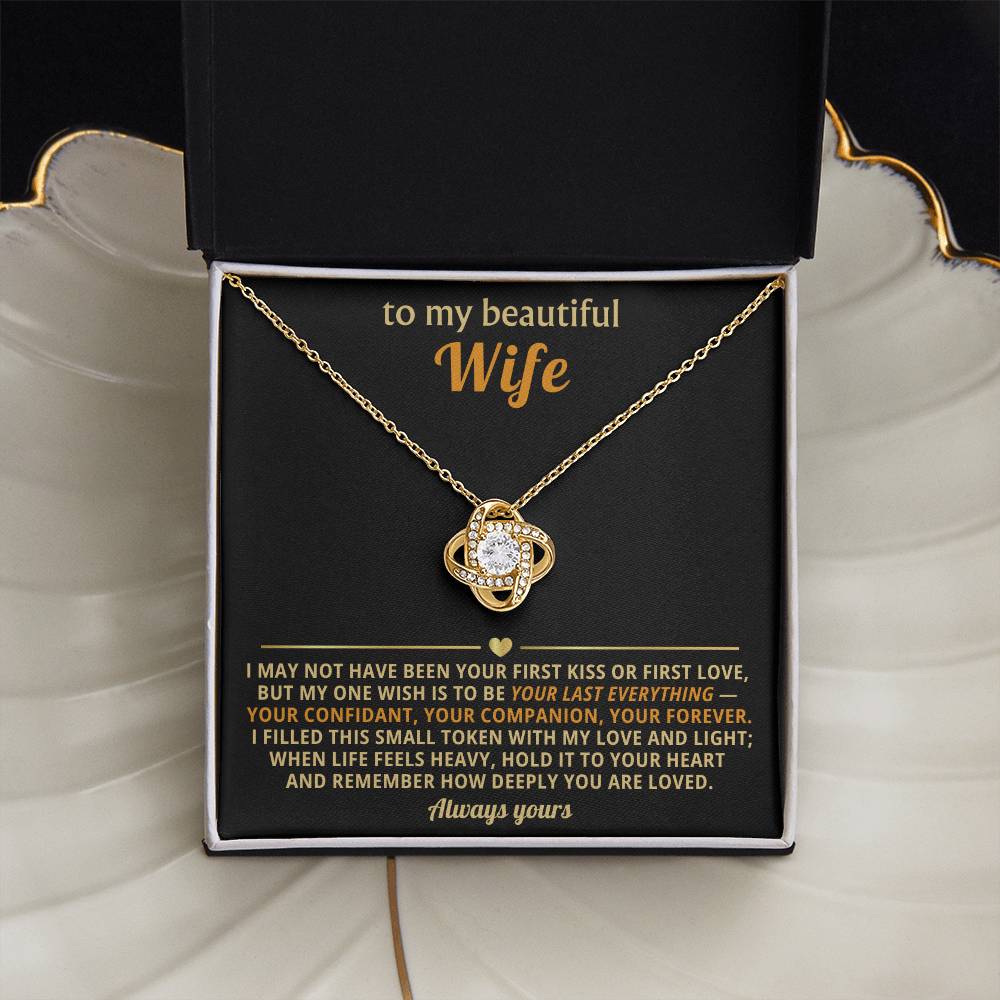To my beautiful Wife,  I filled this small token with my love and light.