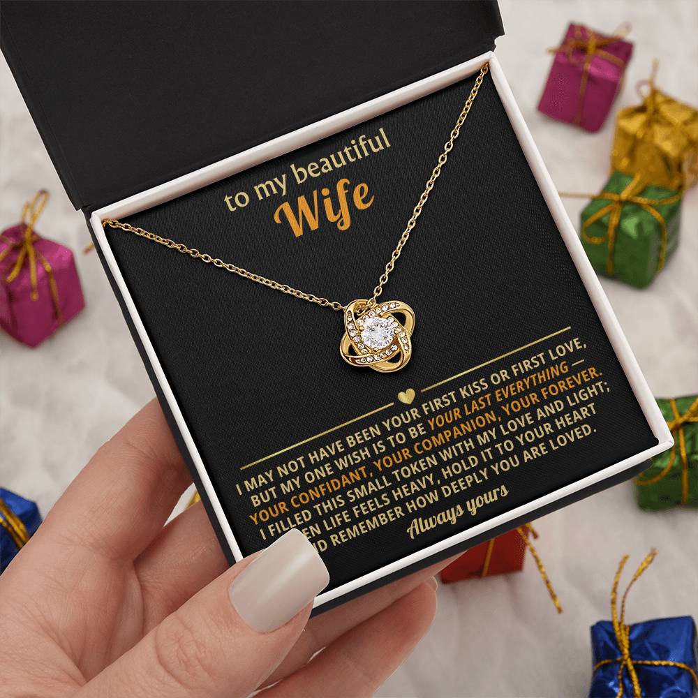 To my beautiful Wife,  I filled this small token with my love and light.