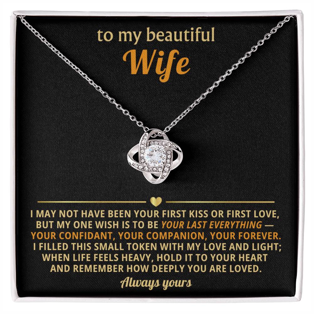 To my beautiful Wife,  I filled this small token with my love and light.