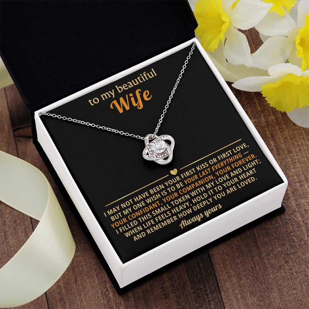 To my beautiful Wife,  I filled this small token with my love and light.