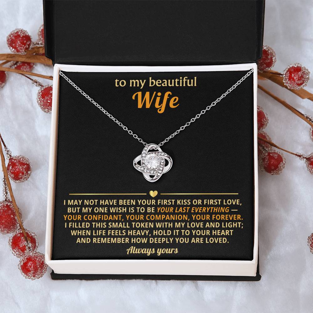 To my beautiful Wife,  I filled this small token with my love and light.