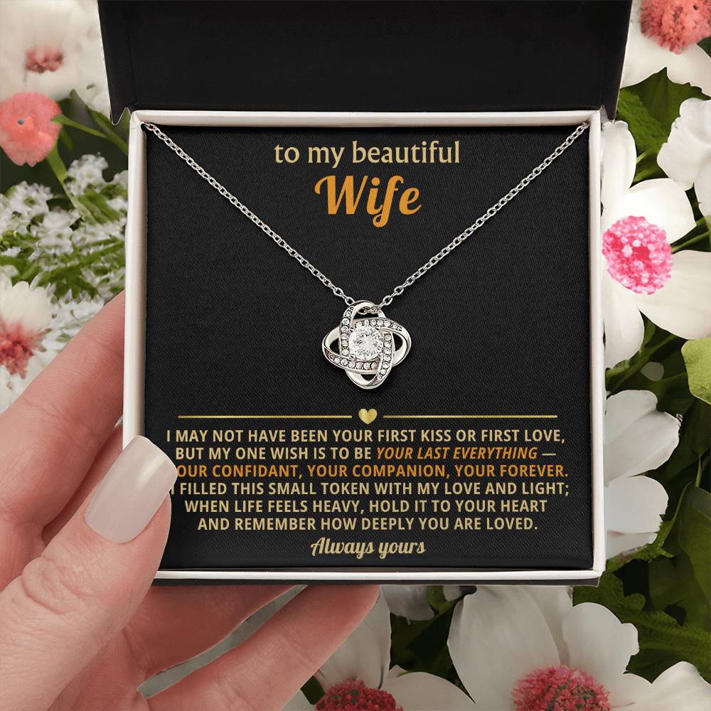 To my beautiful Wife,  I filled this small token with my love and light.