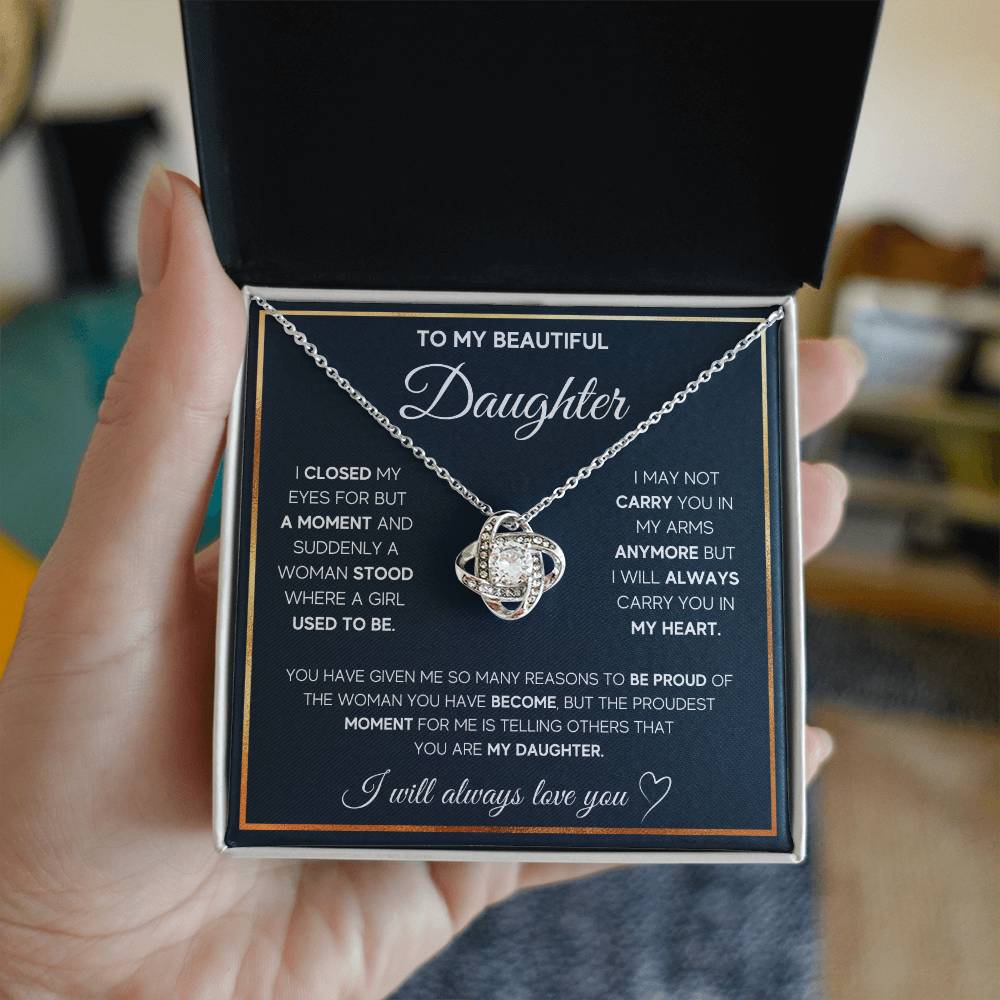 To My Daughter, I Will Always Carry You In My Heart.