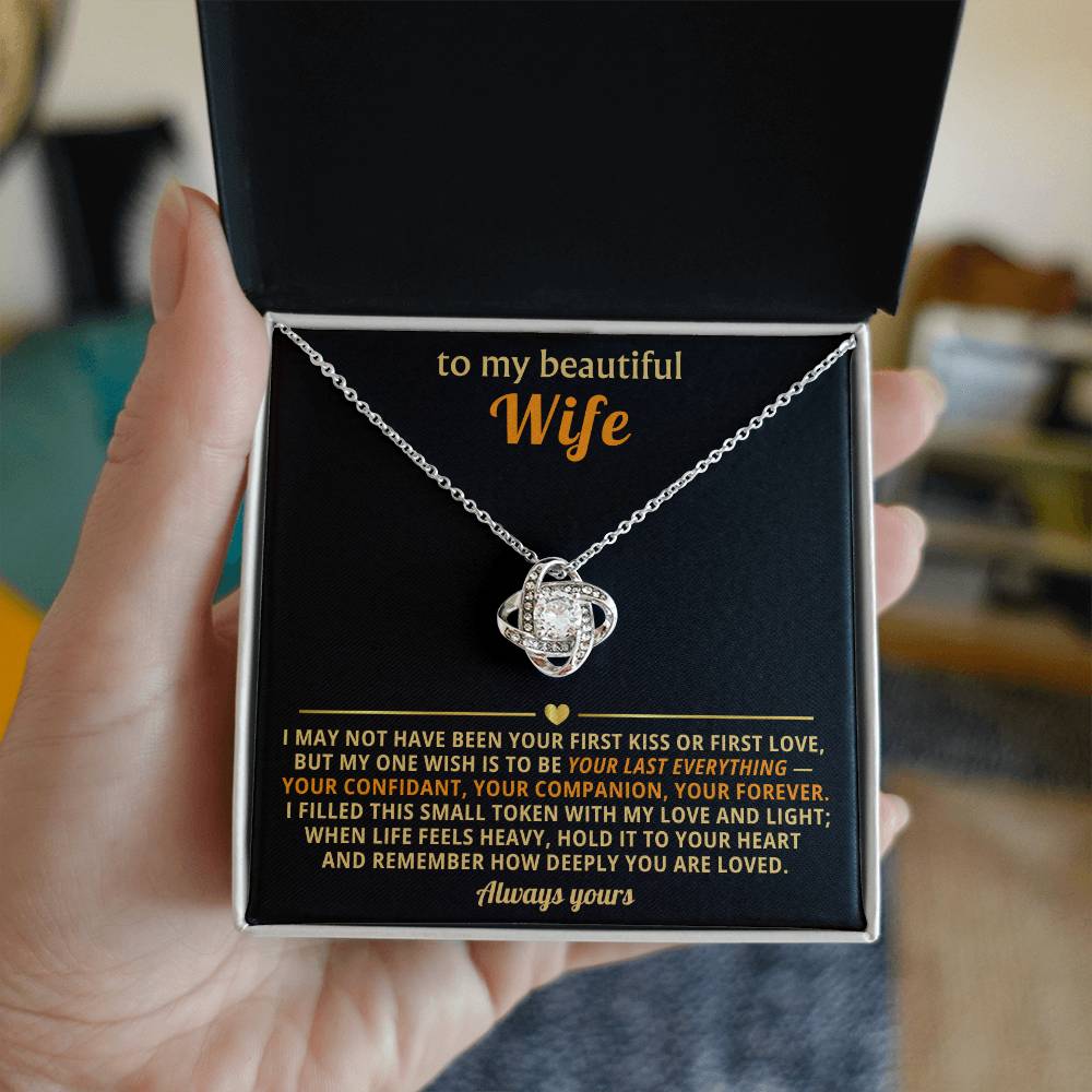 To my beautiful Wife,  I filled this small token with my love and light.