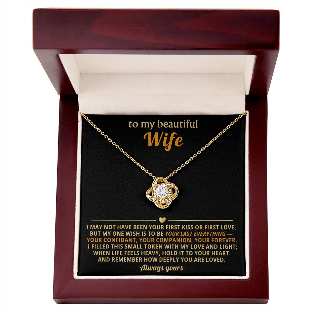 To my beautiful Wife,  I filled this small token with my love and light.