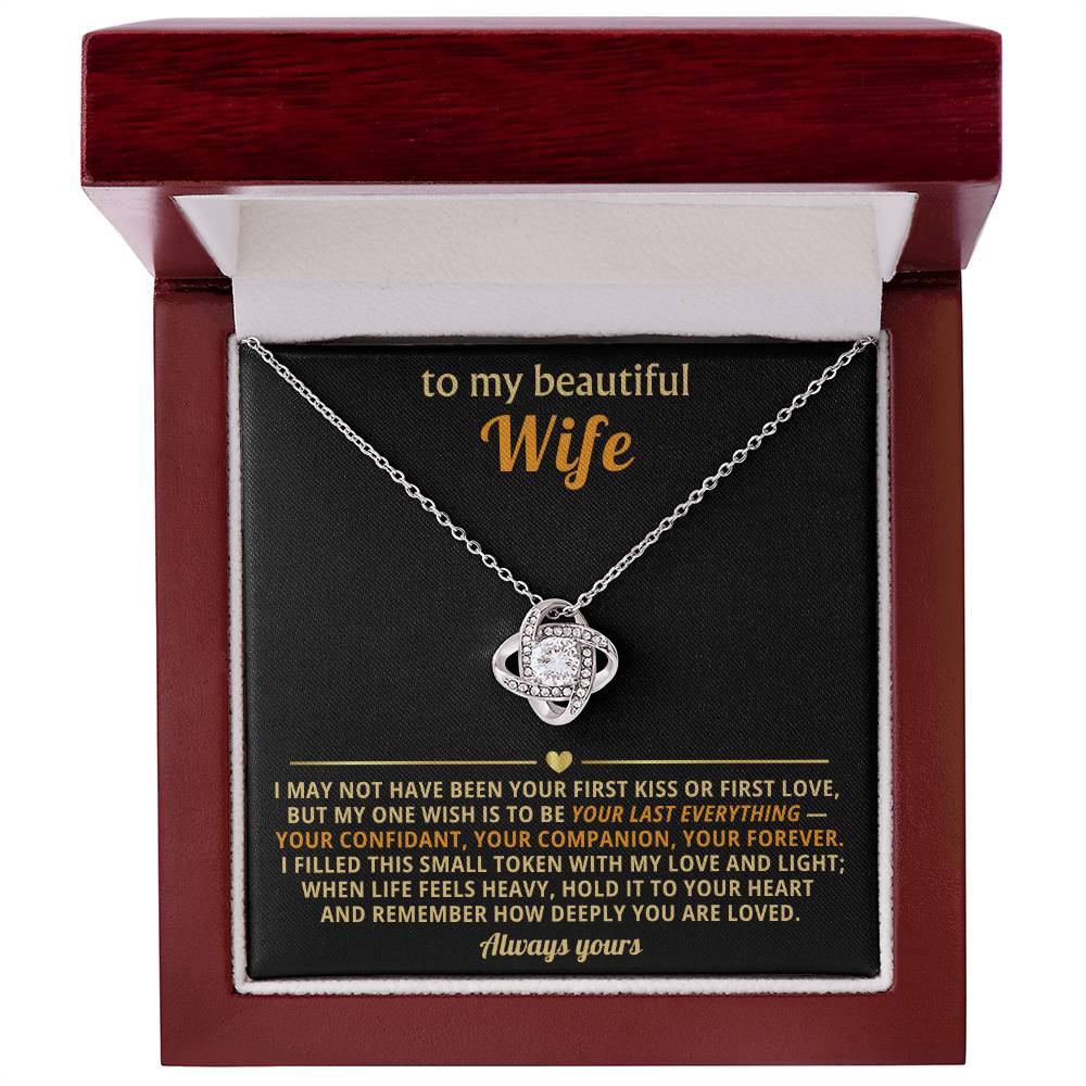 To my beautiful Wife,  I filled this small token with my love and light.