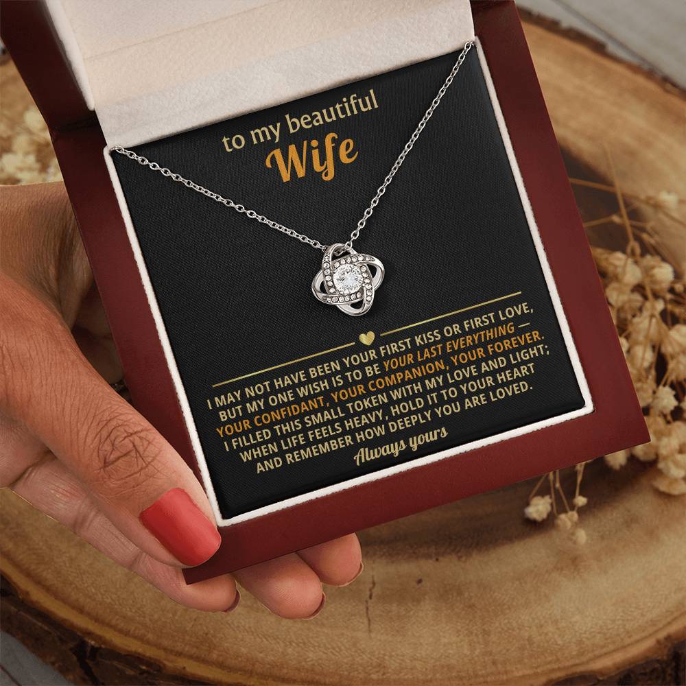 To my beautiful Wife,  I filled this small token with my love and light.