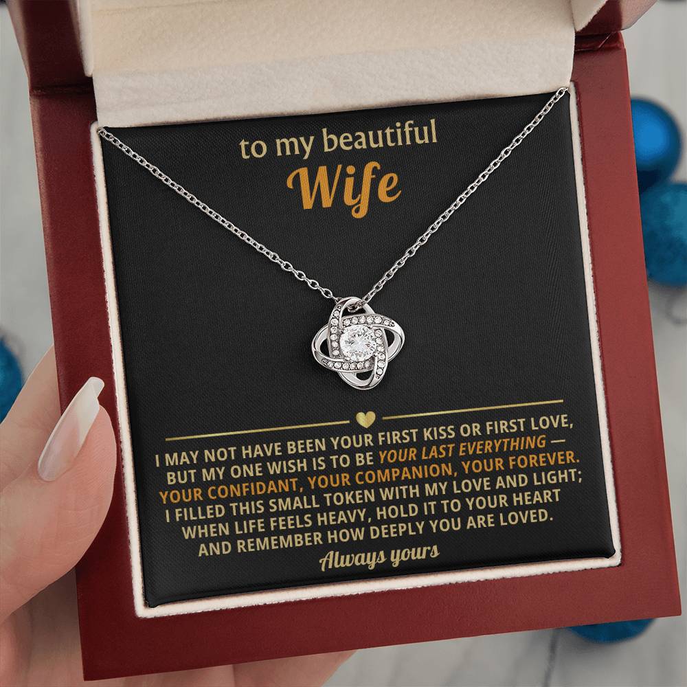 To my beautiful Wife,  I filled this small token with my love and light.