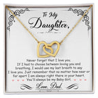 My Baby Girl - Interlocking Heart Necklace.