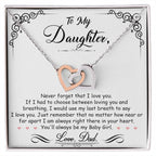 My Baby Girl - Interlocking Heart Necklace.