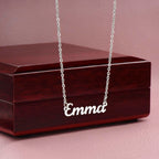 TO MY DAUGHTER OLD LION NAME NECKLACE GIFT SET.