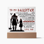 TO MY DAUGHTER SKIES ACRYLIC PLAQUE 2.