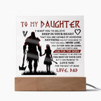 TO MY DAUGHTER SKIES ACRYLIC PLAQUE 2.