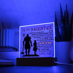 TO MY DAUGHTER SKIES ACRYLIC PLAQUE 2.