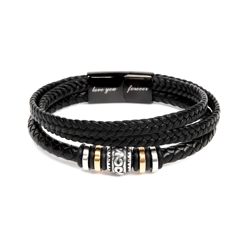 TO MY SON STAND TALL BRACELET.