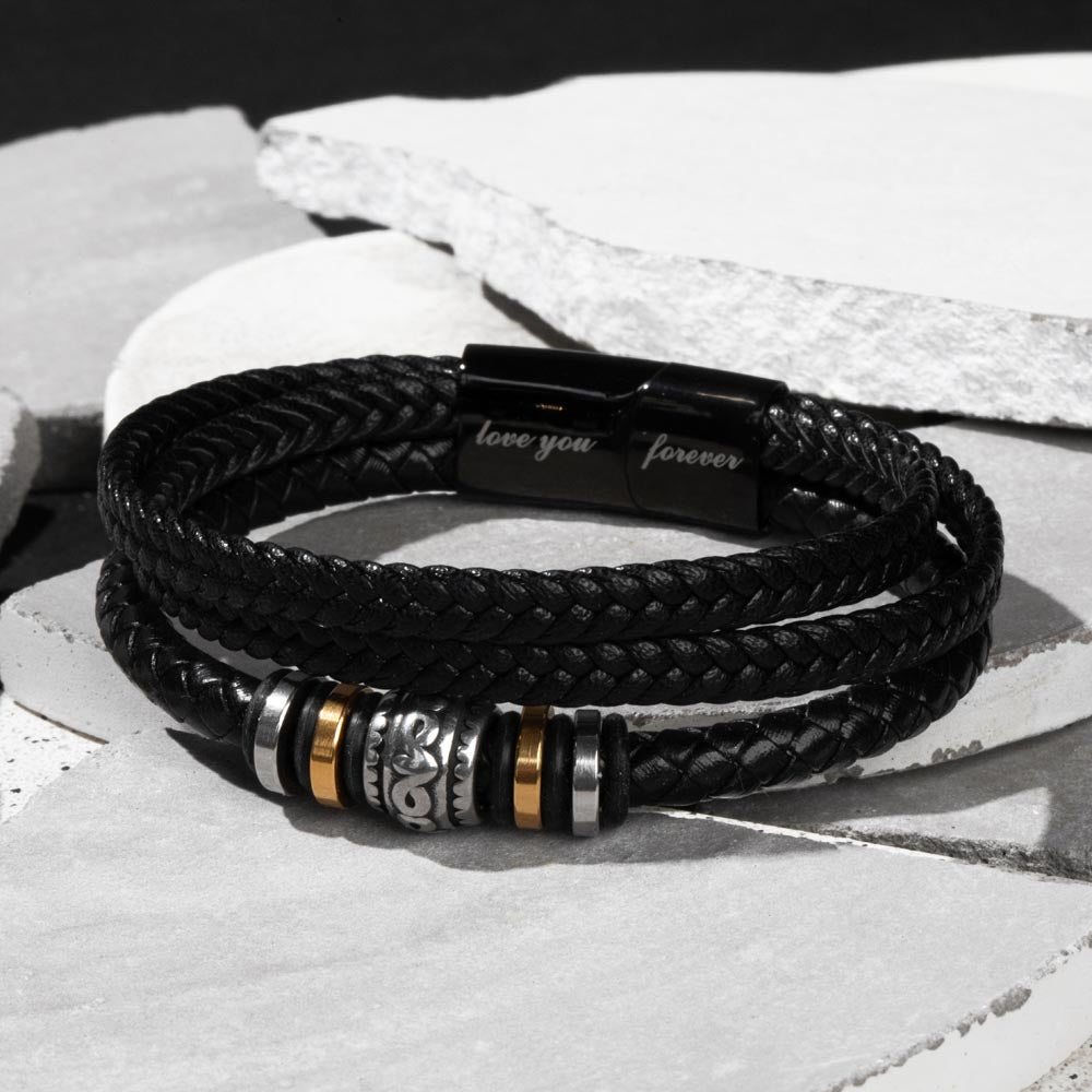 Love You Forever To My Grandson Bracelet Believe Deep.