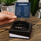 Love You Forever To My Grandson Bracelet Achieve Anything.