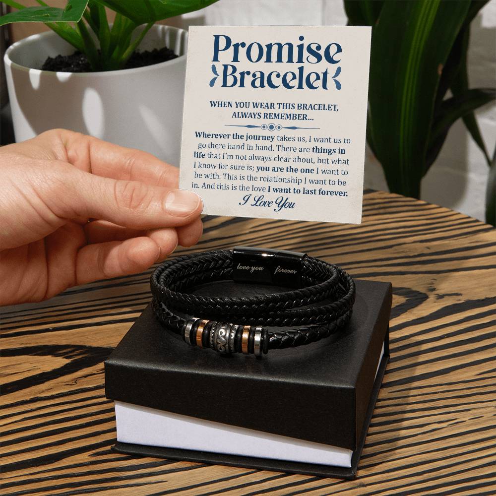 Love You Forever Promise Bracelet You Are The One.
