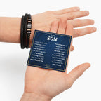 TO MY SON SKIES BRACELET.