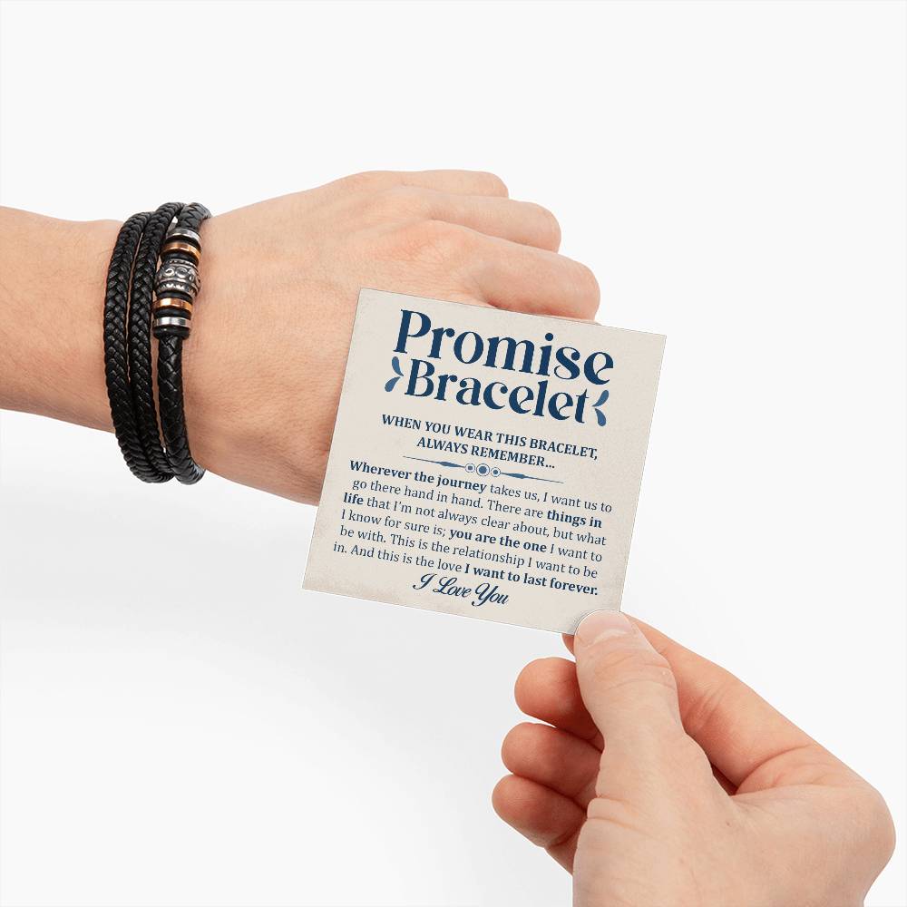 Love You Forever Promise Bracelet You Are The One.