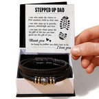 TO MY STEP DAD GIFT OF LIFE BRACELET.