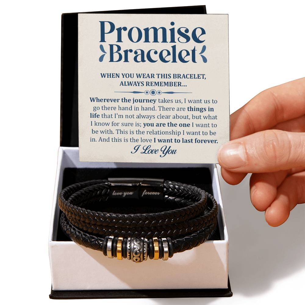 Love You Forever Promise Bracelet You Are The One.