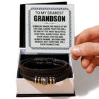 Love You Forever To My Grandson Bracelet Pages Of My Life.