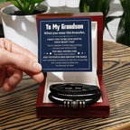 Love You Forever To My Grandson Bracelet Will Never Lose.
