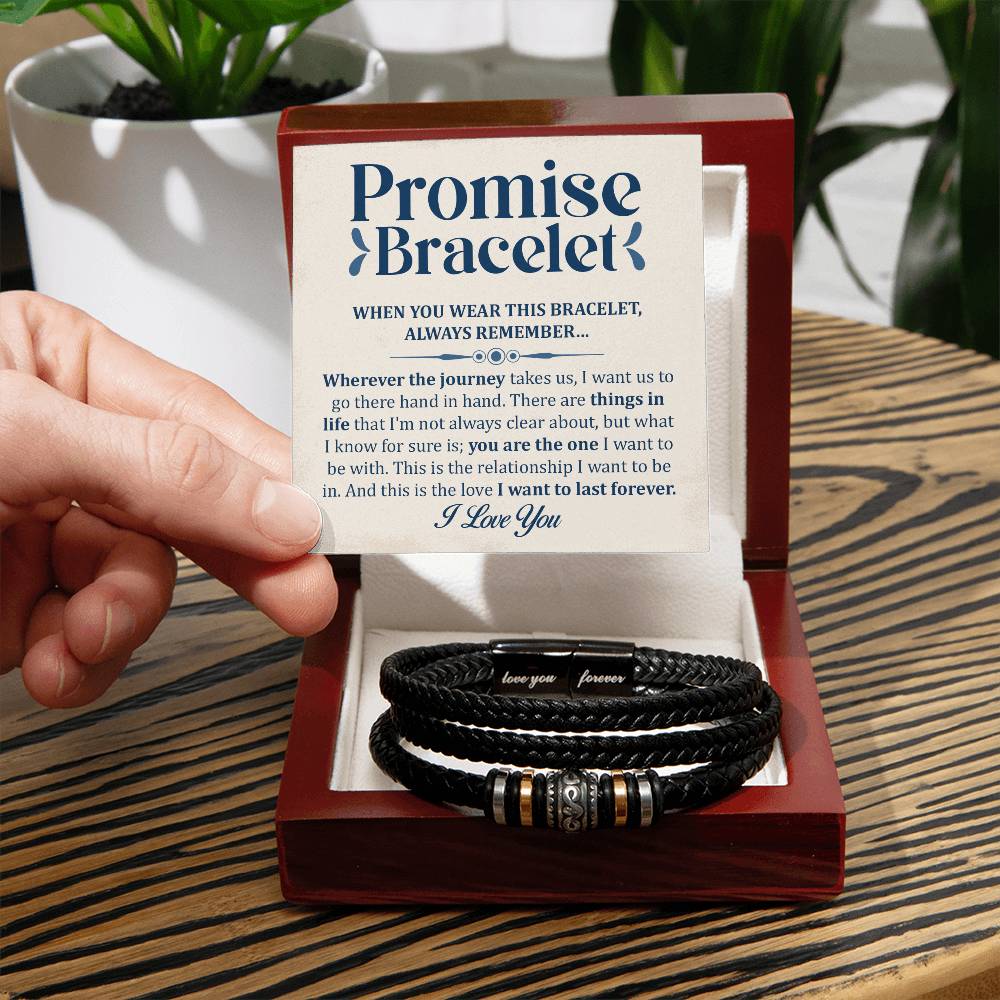 Love You Forever Promise Bracelet You Are The One.