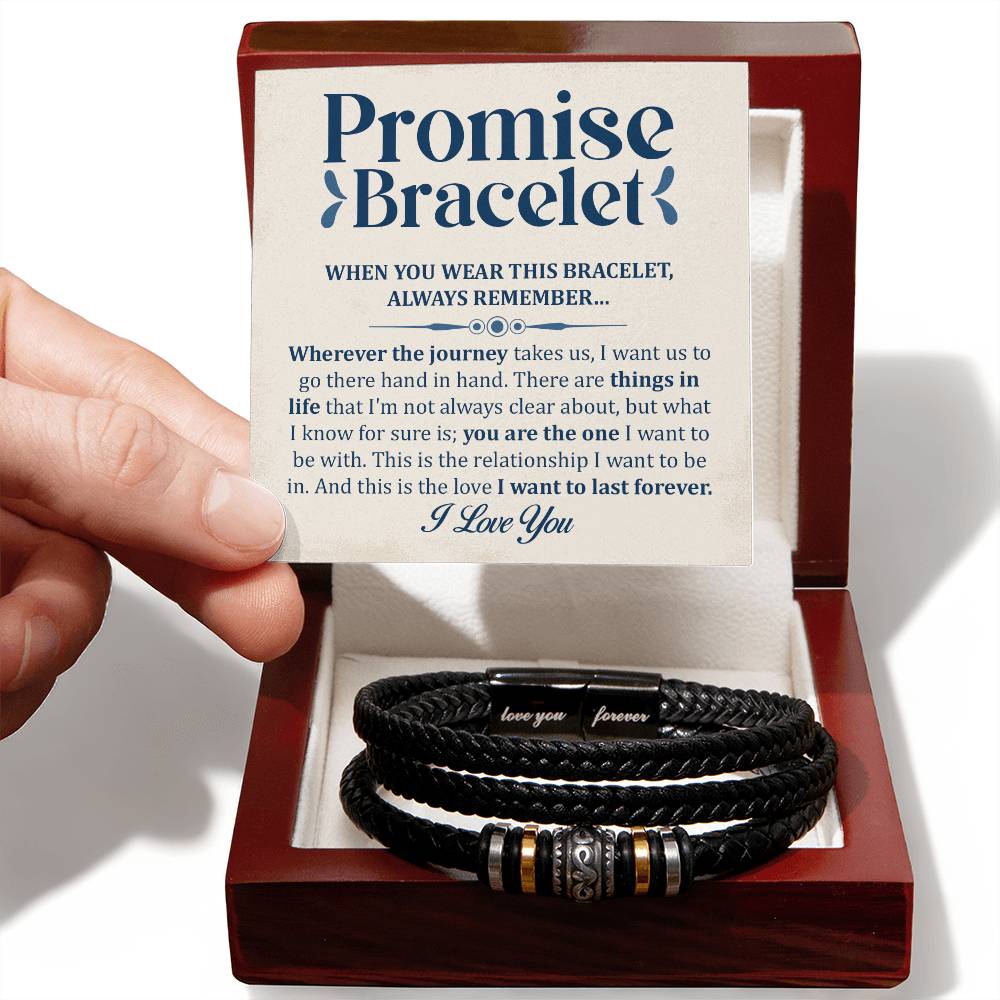 Love You Forever Promise Bracelet You Are The One.