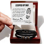 TO MY STEP DAD GIFT OF LIFE BRACELET.