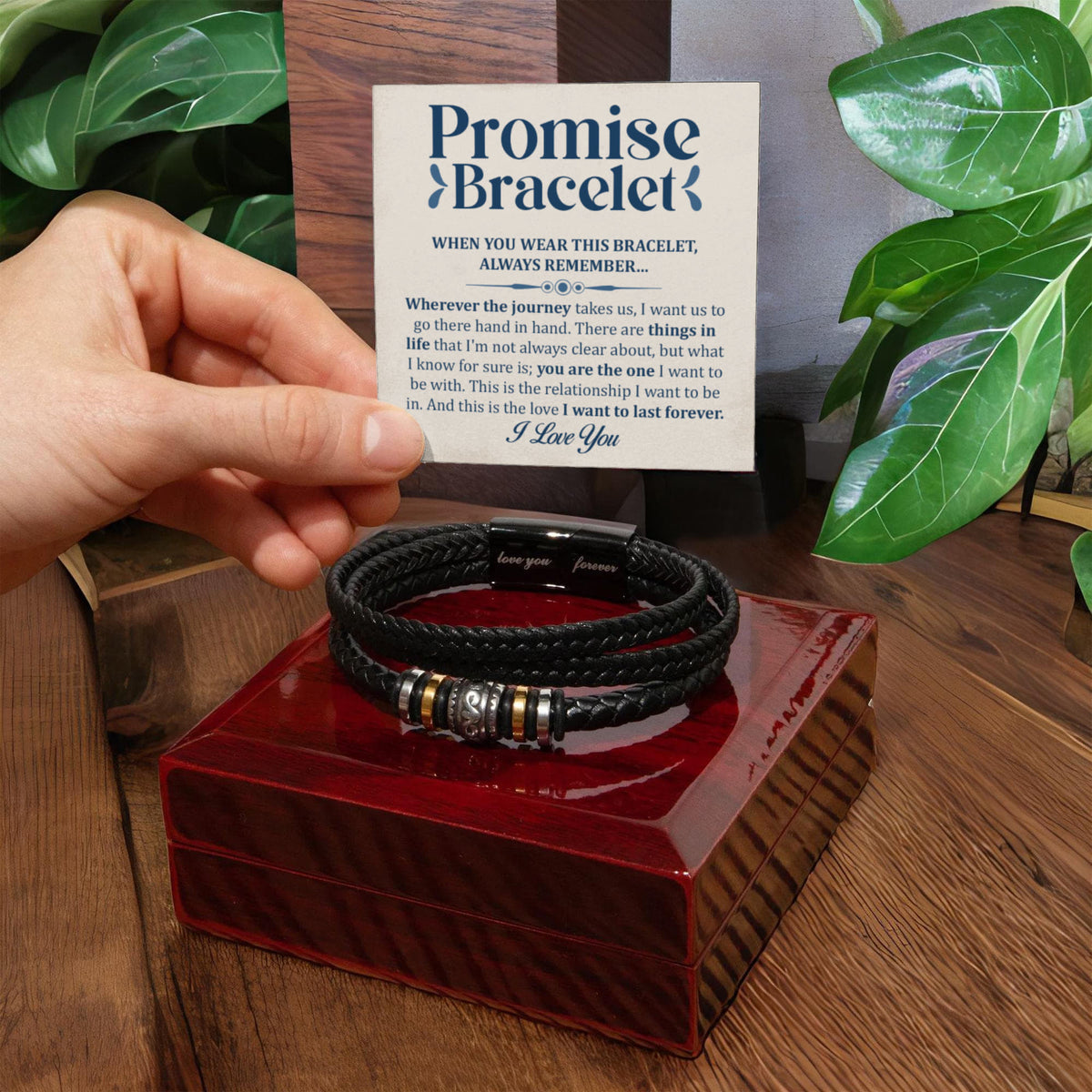 Love You Forever Promise Bracelet You Are The One.