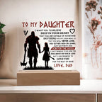 TO MY DAUGHTER SKIES ACRYLIC PLAQUE 2.
