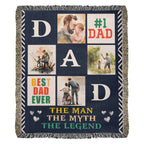 Best Dad Ever - Woven Blanket.