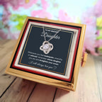 Badass Crown - Daughter Birthday Necklace with Rose Box.