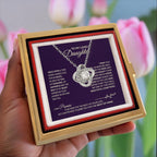 Chapters Cross - Daughter Birthday Necklace with Rose Box.
