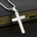 TO MY SON THIS OLD LION CROSS NECKLACE GIFT SET.